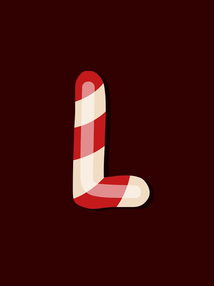 Candy Cane Christmas Letters Living Room Holiday Display 12