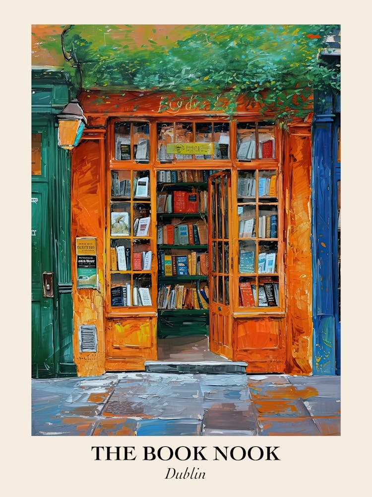 Dublin Book Nook Bookshop 4 Poster