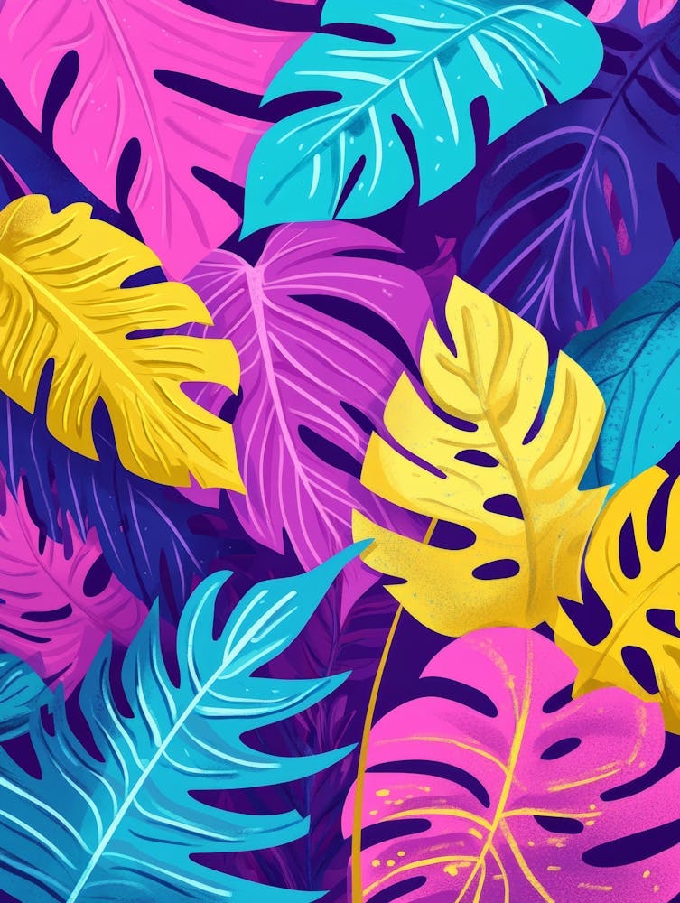 Tropical Leaves Wallpaper 8