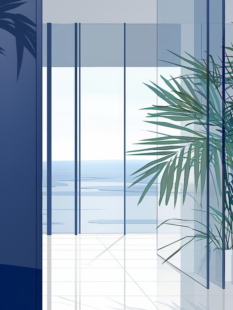 Room With A Palm Tree