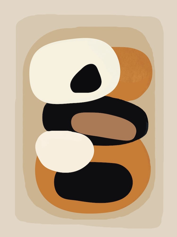 Minimal Abstract Shape Art 3
