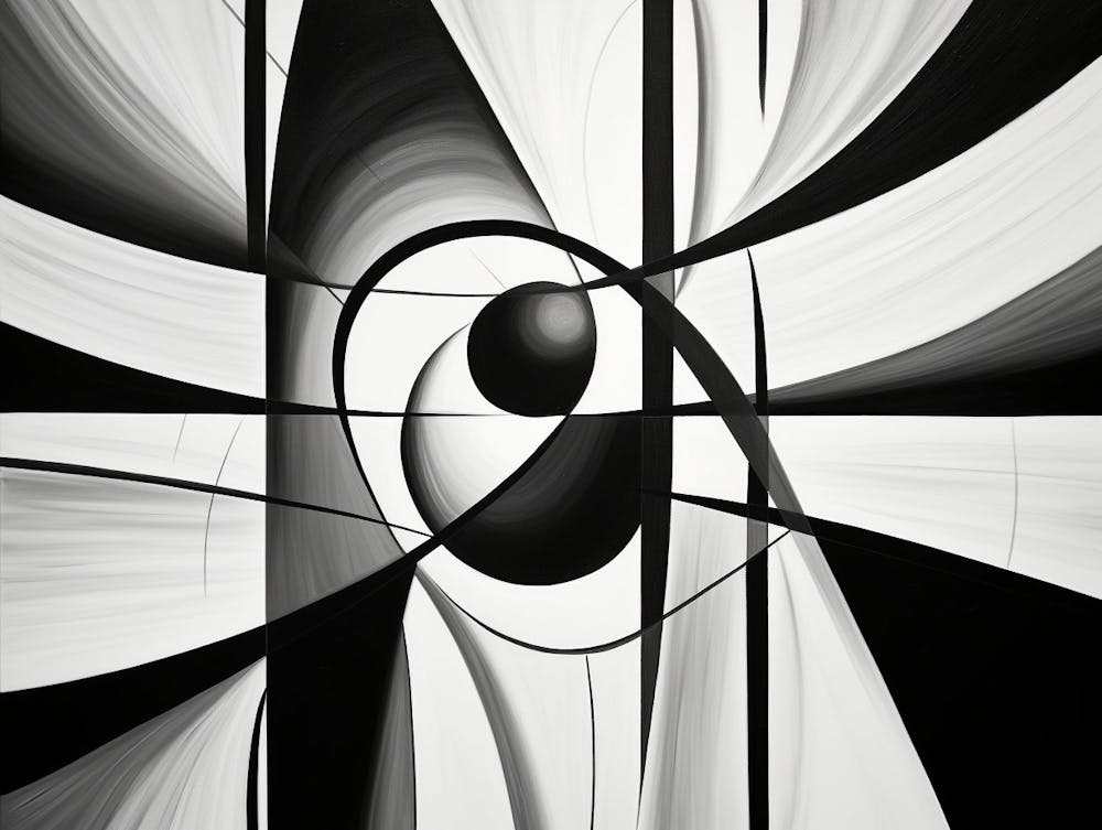 Perception Abstract Black And White 1