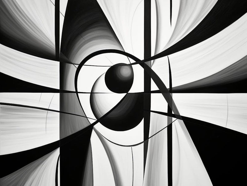 Perception Abstract Black And White 1