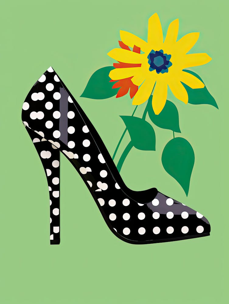 Floral shoes