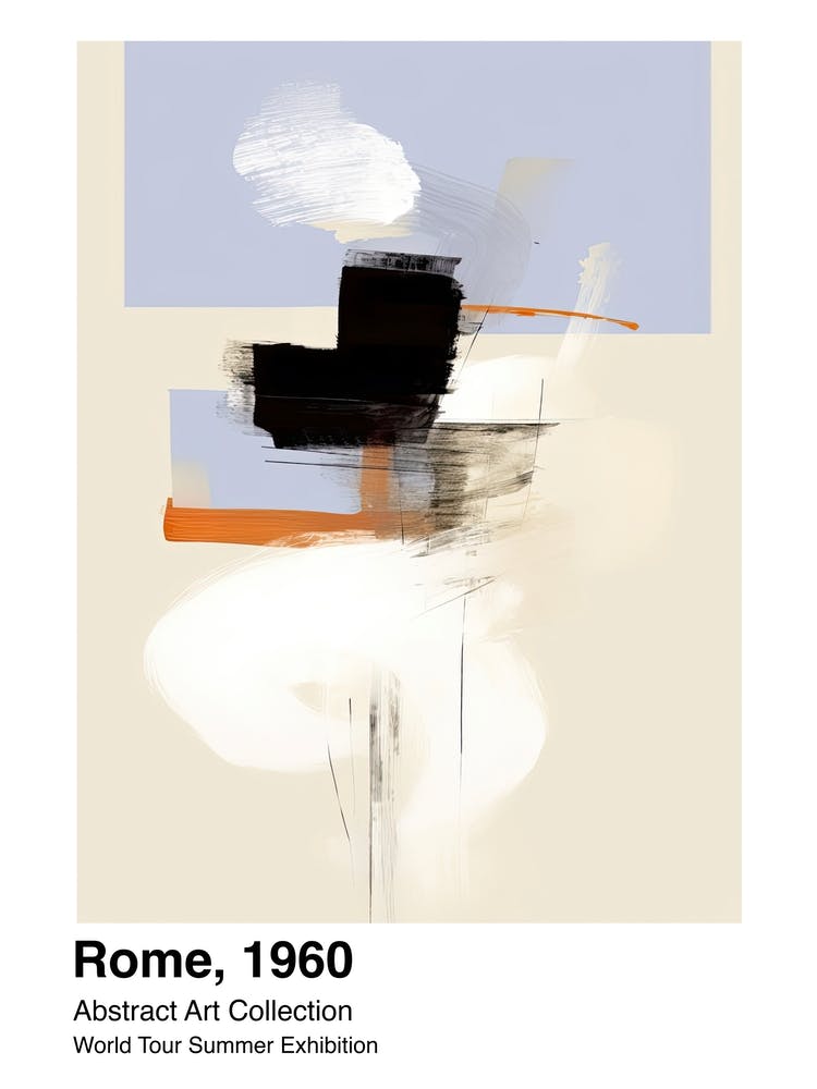 World Tour Exhibition, Abstract Art, Rome, 1960 7