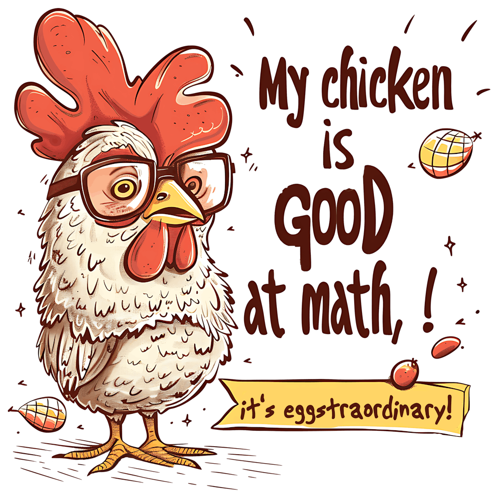 My Chicken Is Good At Math