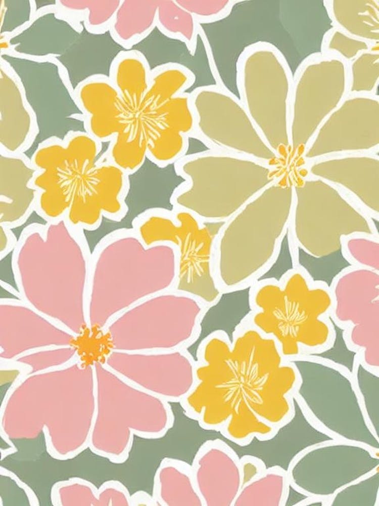 Heather Pastel Floral 2 Flower