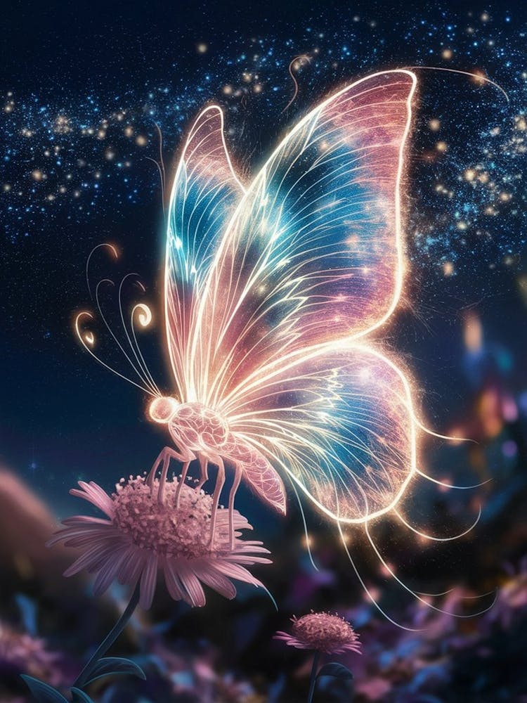 Butterfly In The Night Sky 2
