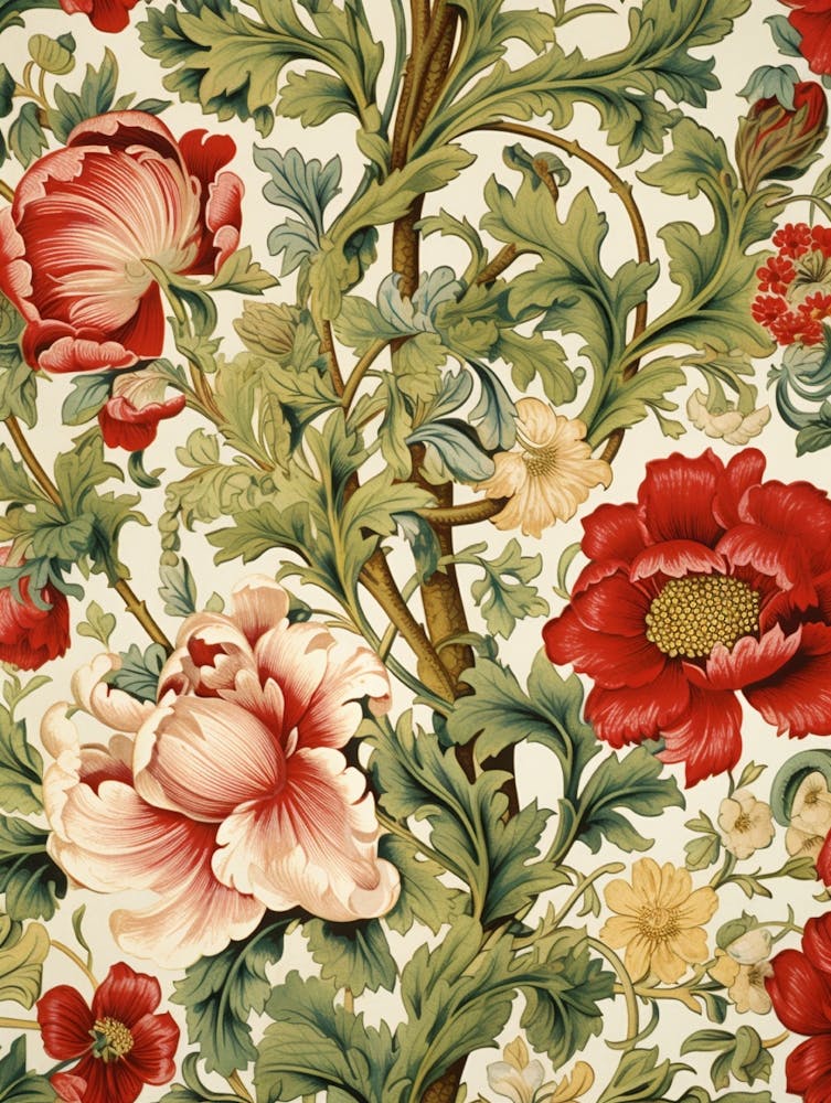 Blumen-Tapete 195