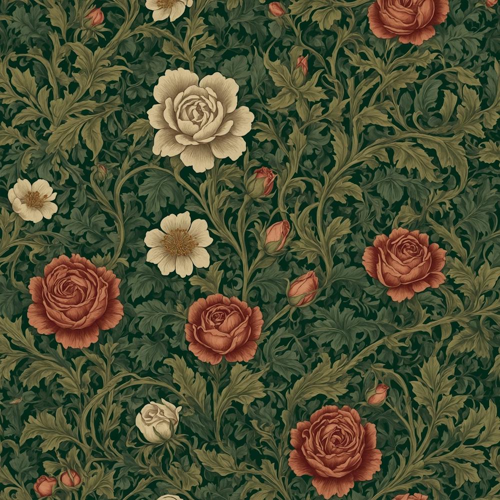 Detailed William Morrisstyle