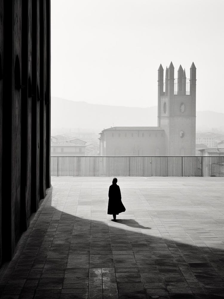 Arezzo, Italy,  Black And White Analogue Photography  3