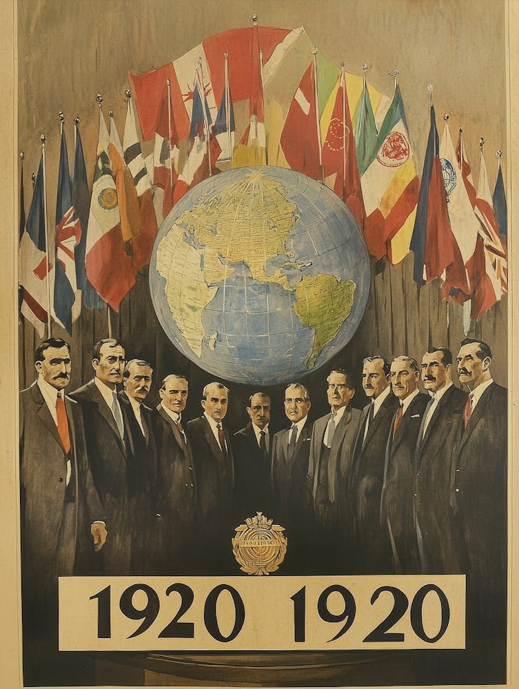 Aihrgdesign Ein Vintage-Poster zur Erinnerung an die erste Versammlung 12e2fa4a 33d0 4d5b Ab4b Cfbf6f5c73ee 2