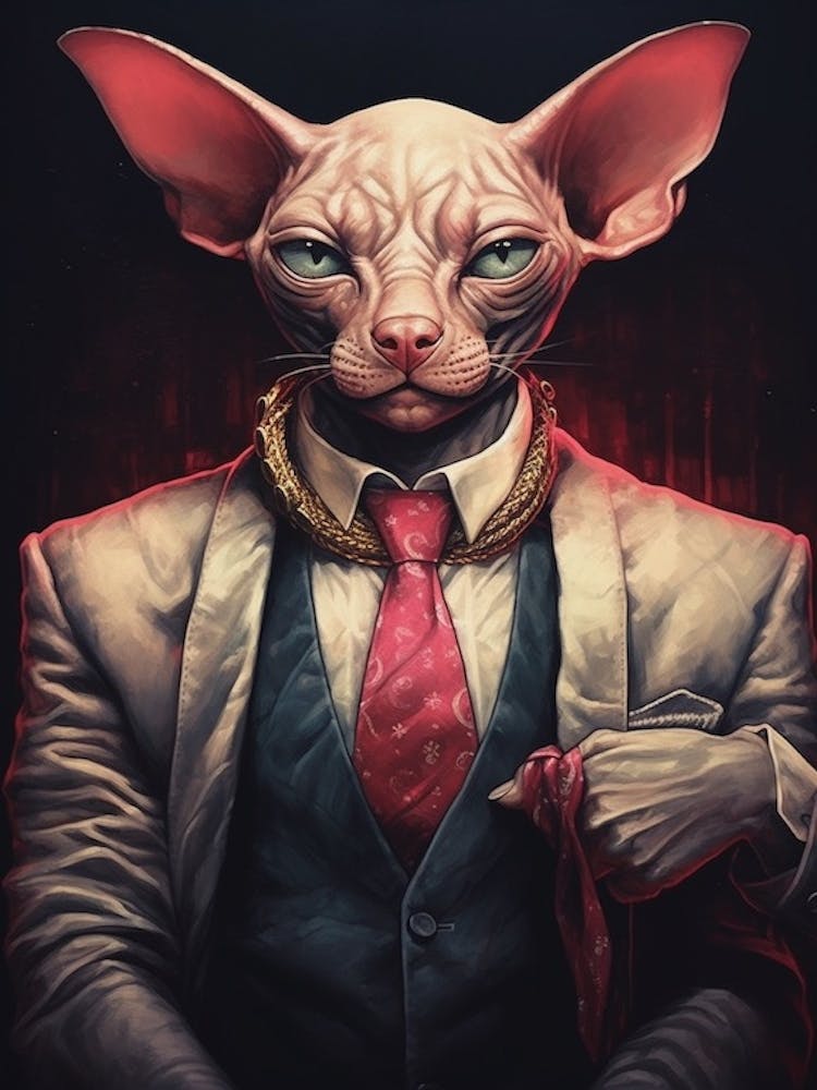 Gangster Cat Sphynx