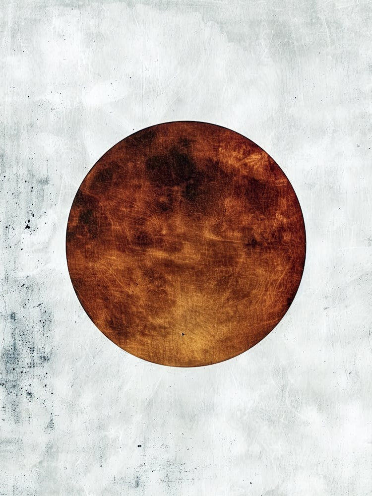 Moon Of Japan, Minimalist, Bauhaus