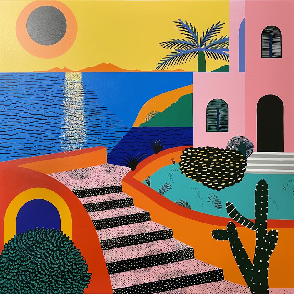 Sunset Over the Bay of Naples 1