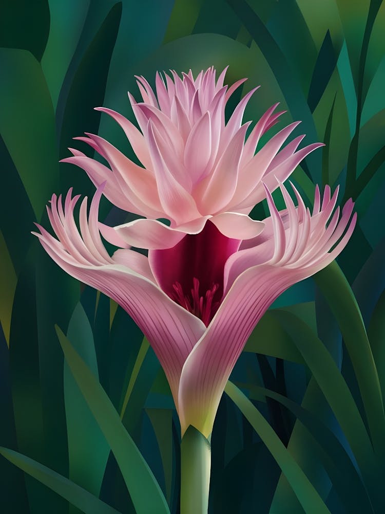 Pink Flamingo Flower