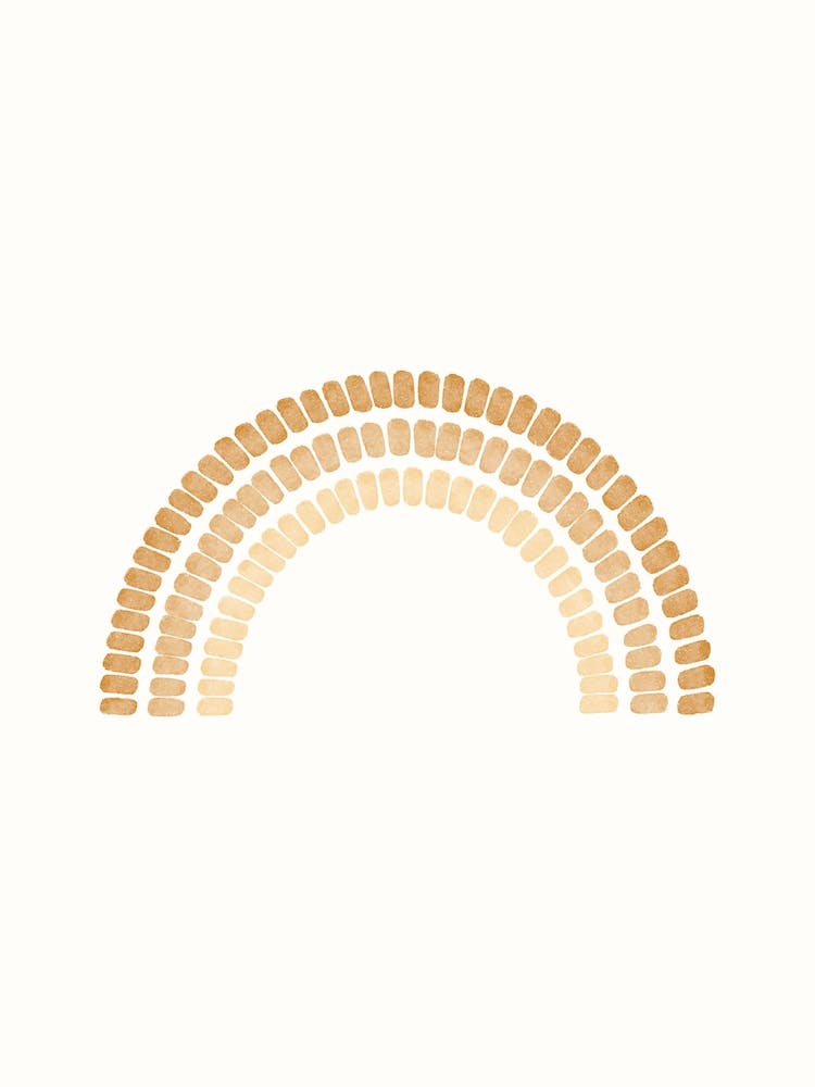 Abstract Mini Rainbow Spots