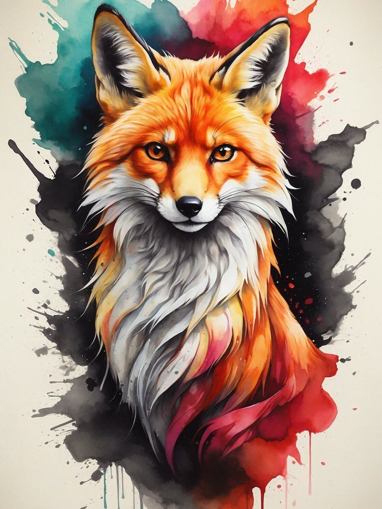 Fox Painting