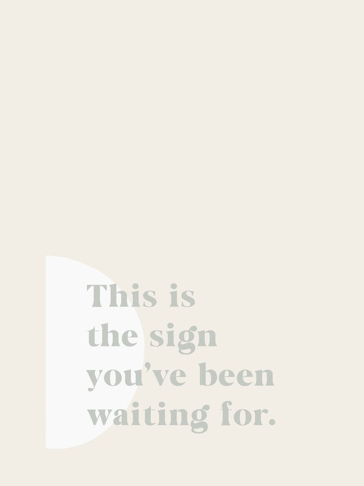 The Sign Sage Green