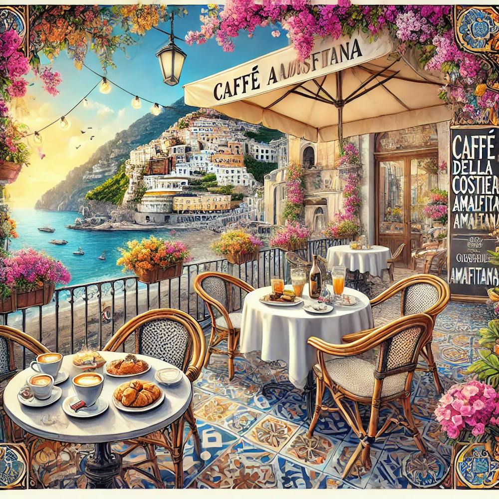Amalfi Coast cafe