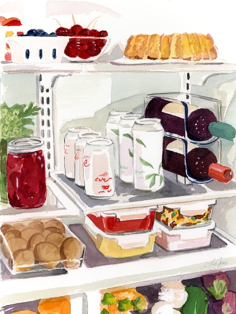 Kühlschrank-Interieur