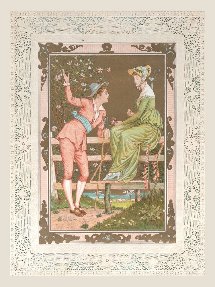 Valentine 3, Walter Crane