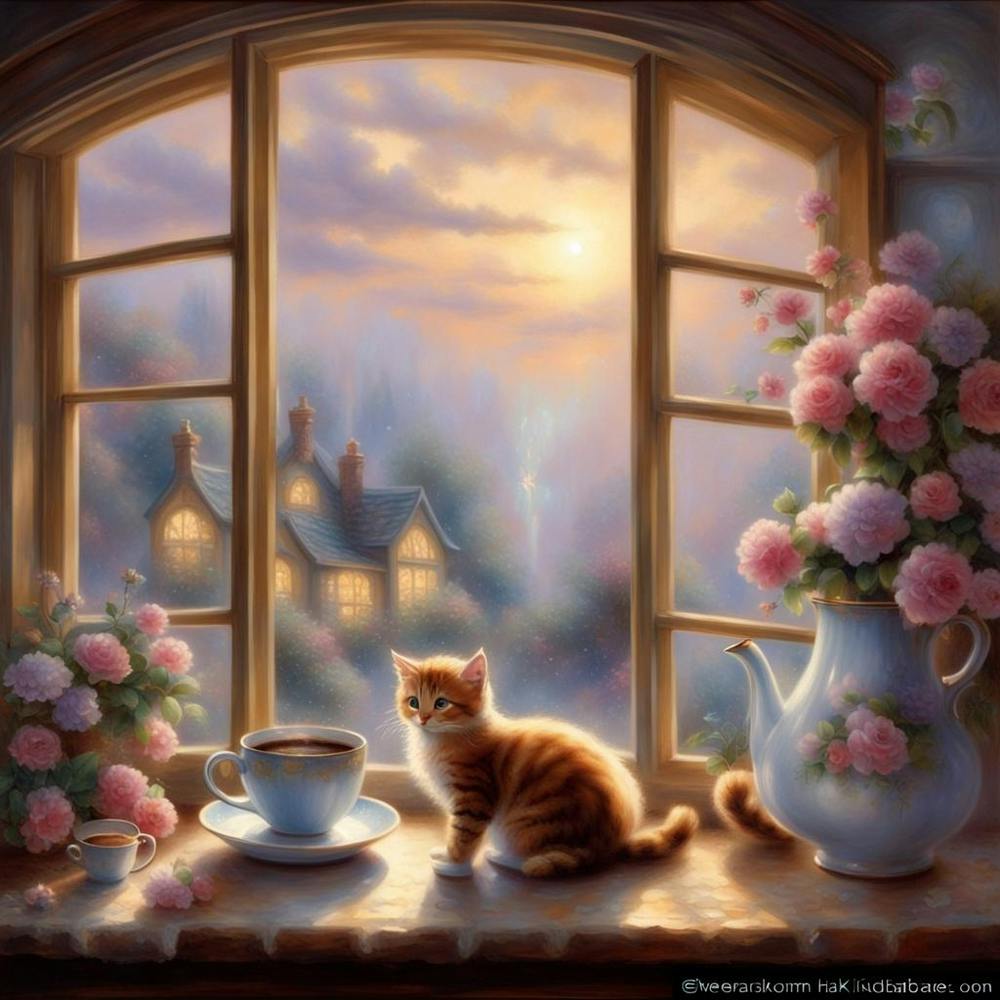 Cat At The Window