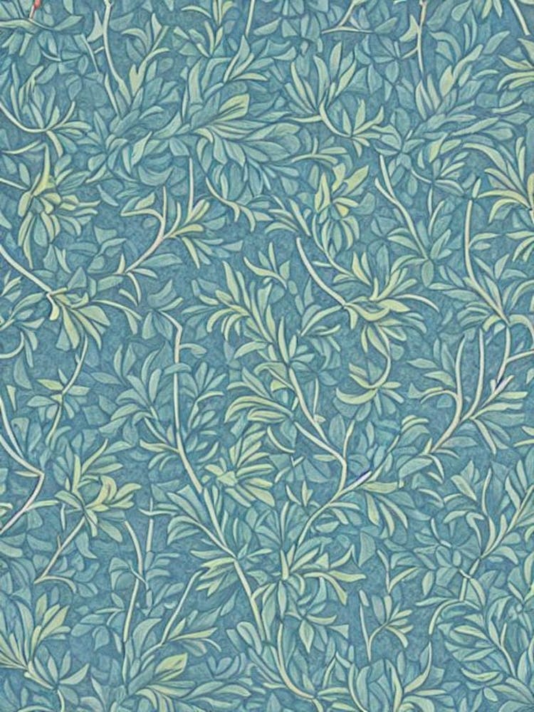 Blaufichte 2 Baum Vintage Botanisch