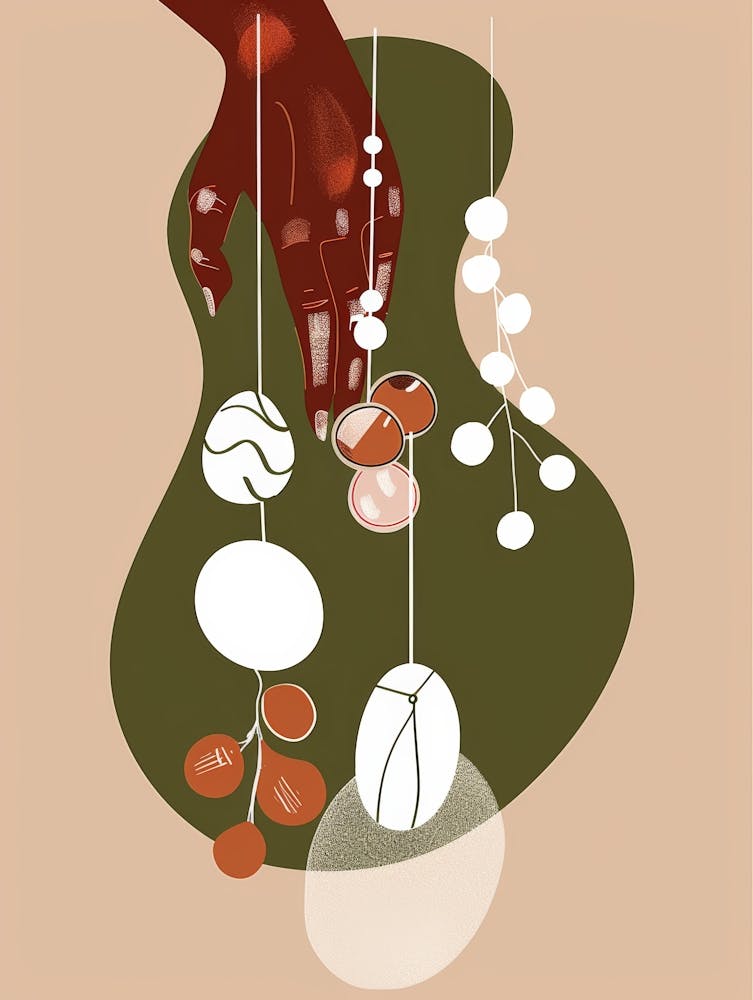 Hand Holding A Flower