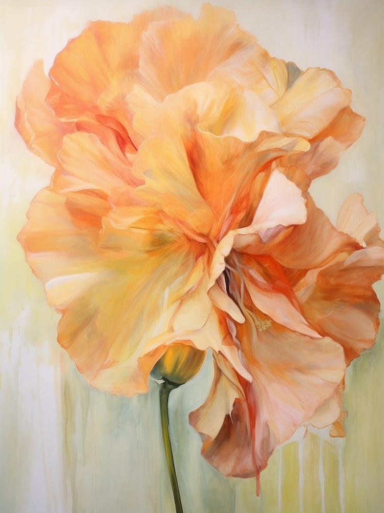 Fall Flower Painting Amaryllis 2