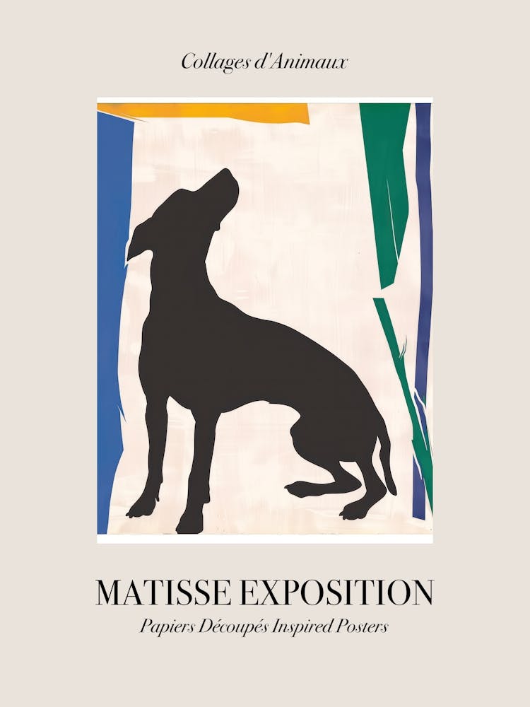 Dog 1 Matisse Inspired Exposition Animals Poster