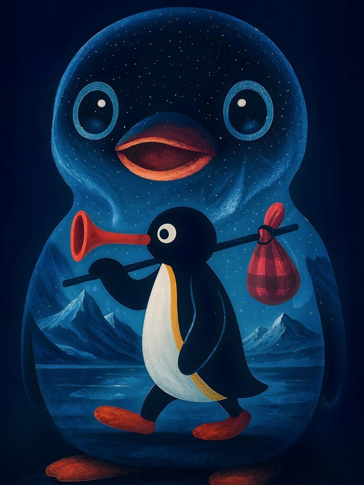Cute Noot Noot Penguin Pingu Art