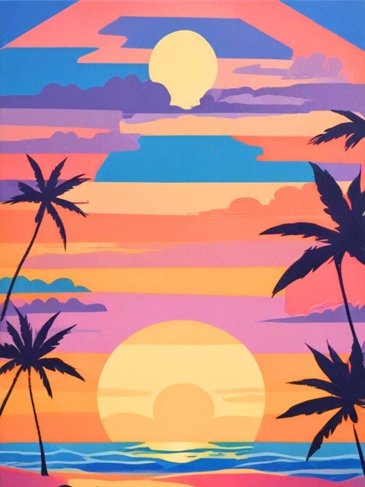 Sunset At The Beach