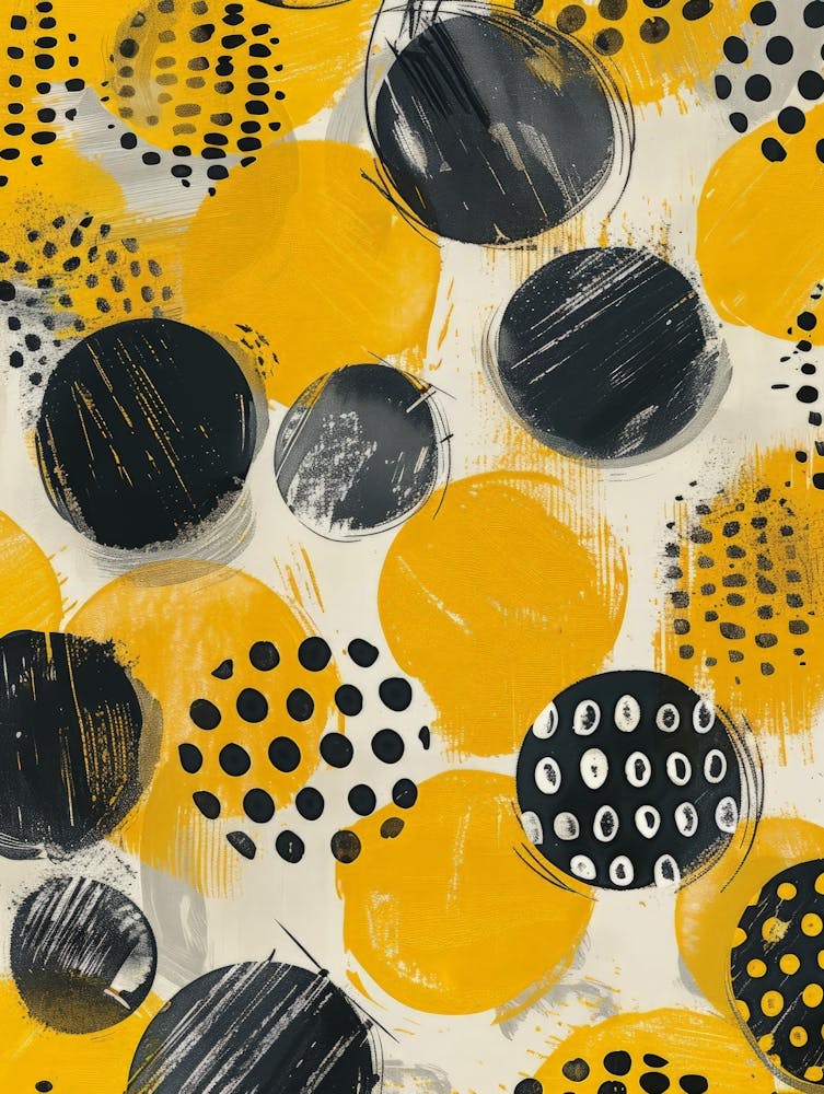 Yellow Polka Dots