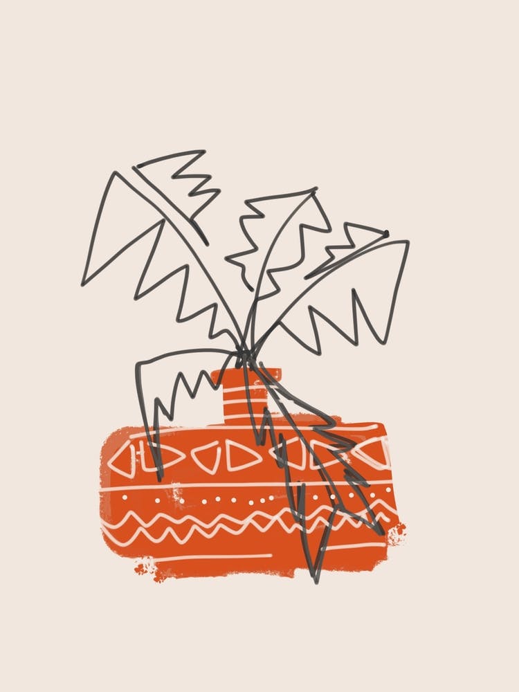 Hand Drawn Plant Sketch