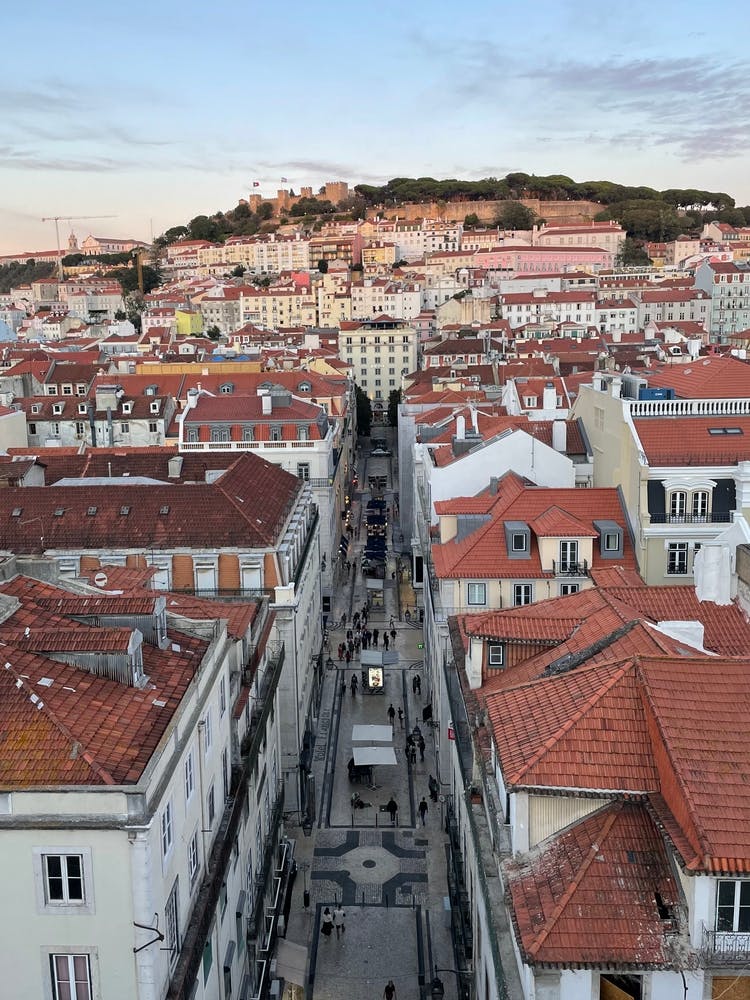 Lisbon At Sunset