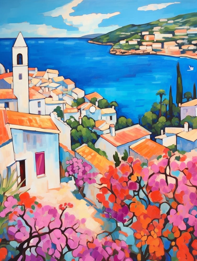 Ibiza Spain 6 Fauvist Painting