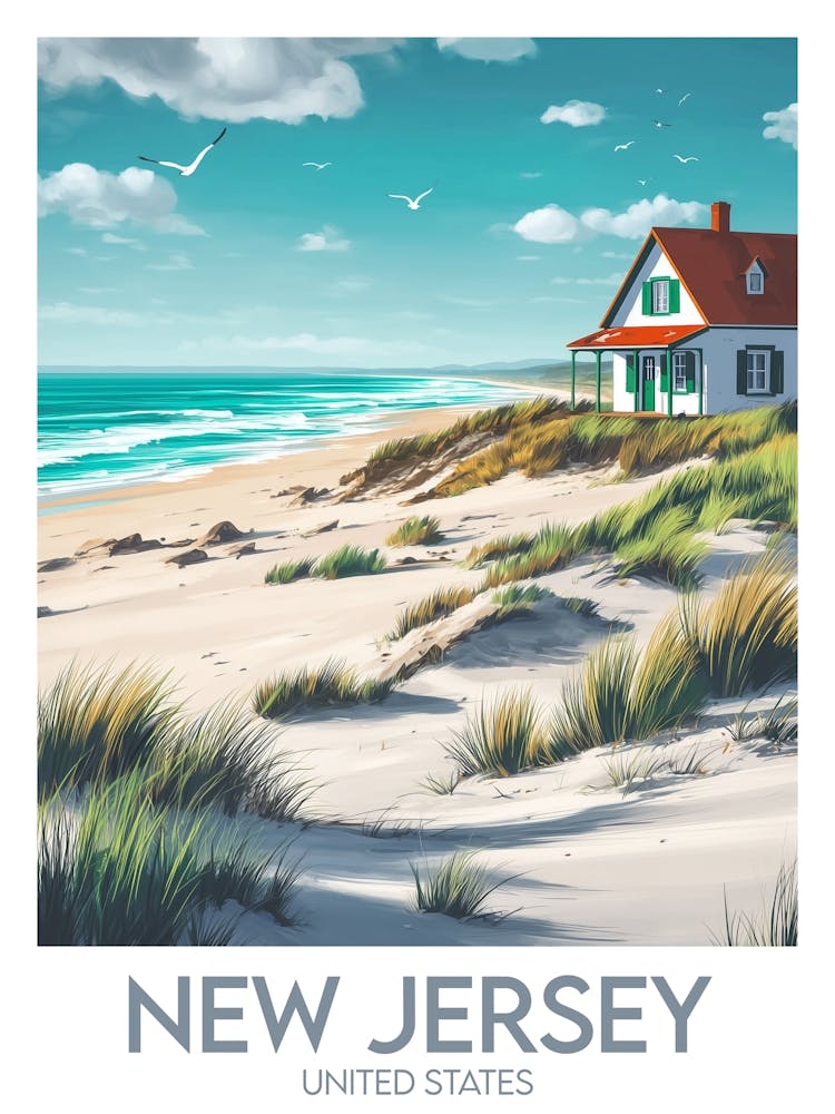 Reiseposter New Jersey