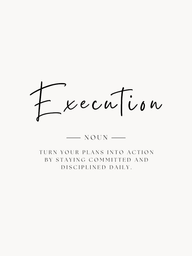 Execution Noun