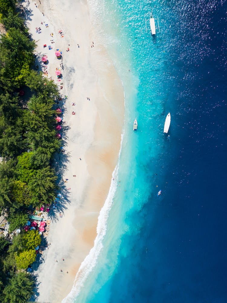 Tropical Island Coastline