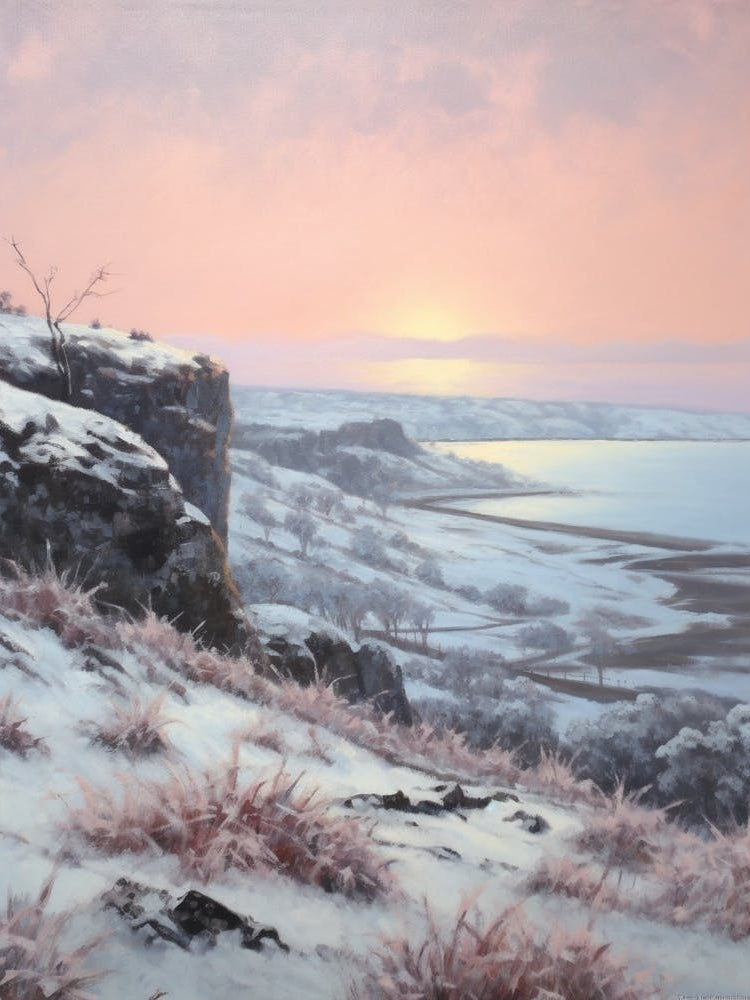 Dreamy Winter Painting Pembrokeshire Coast National Park United States 4
