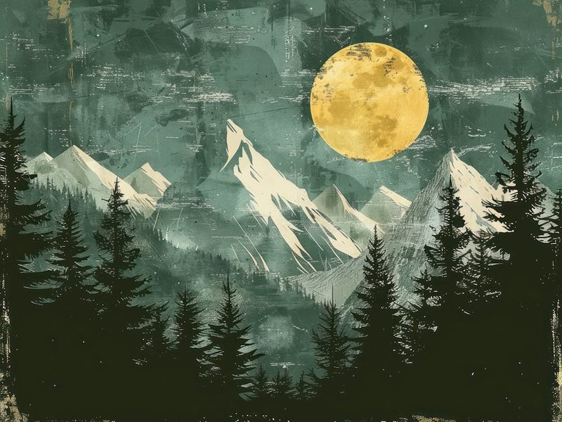 Landscape Retro Illustration 2