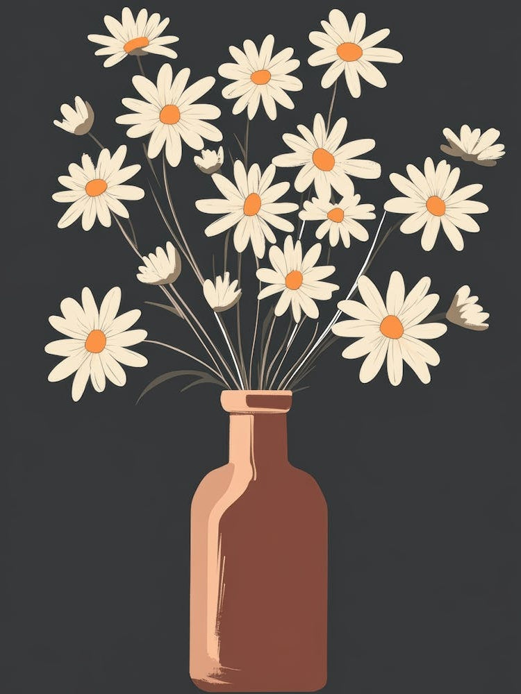 Daisies In A Vase 32
