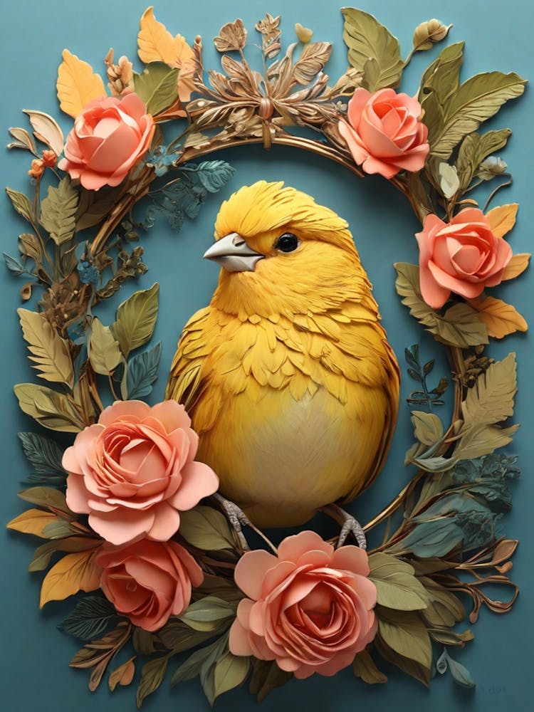 Bird In A Wreath