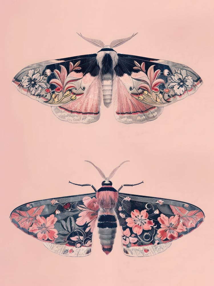 Radiant Butterflies William Morris Style 7