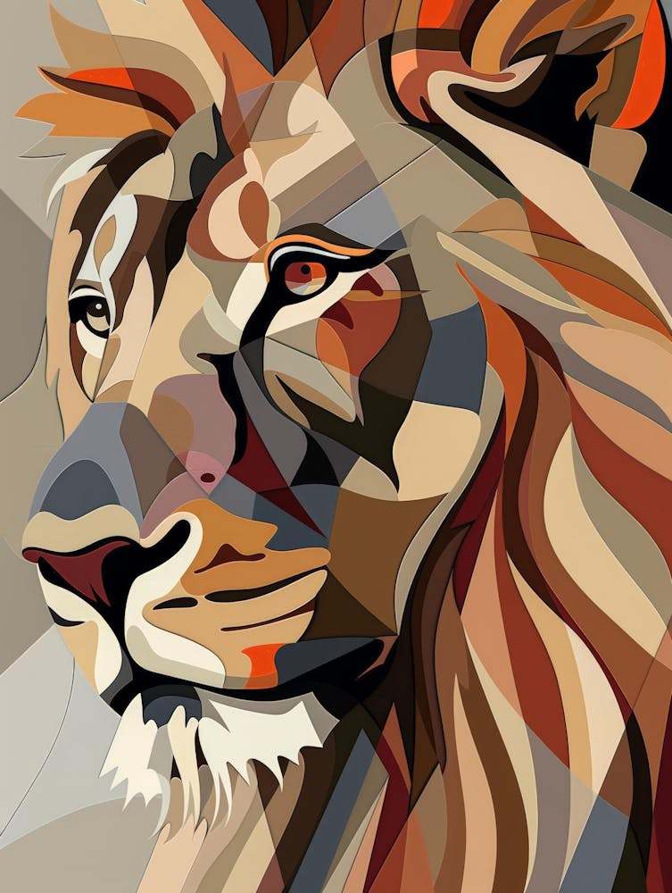 Abstract Lion 3
