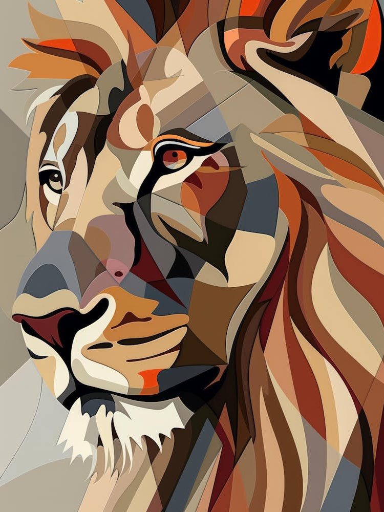 Abstract Lion 3