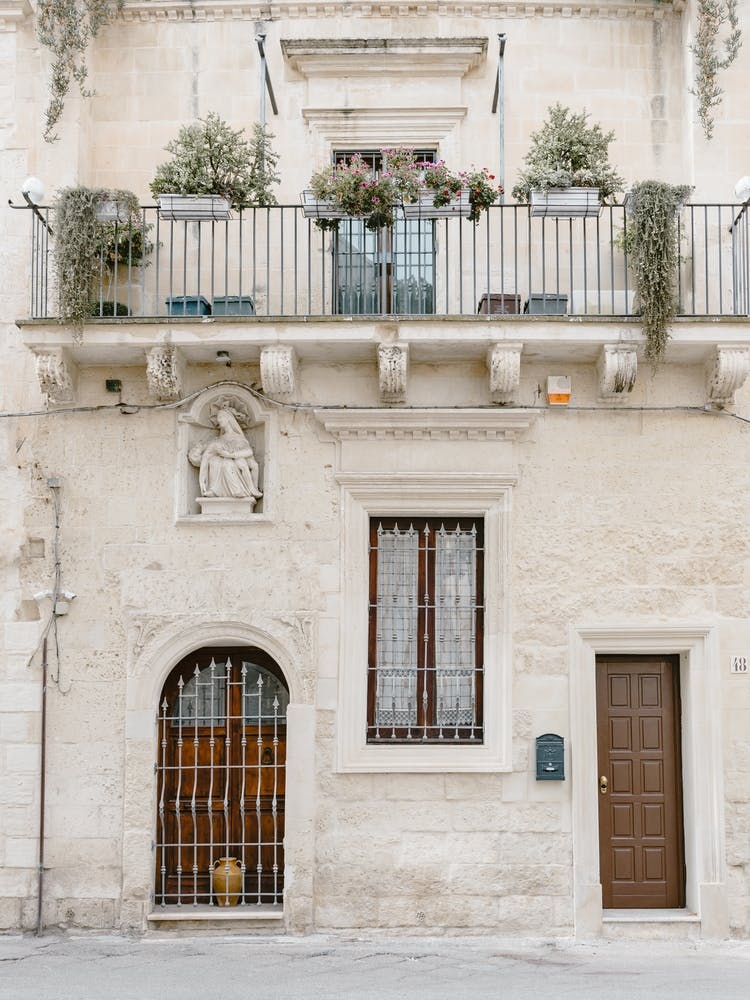 Balcony Of A Building, Italy