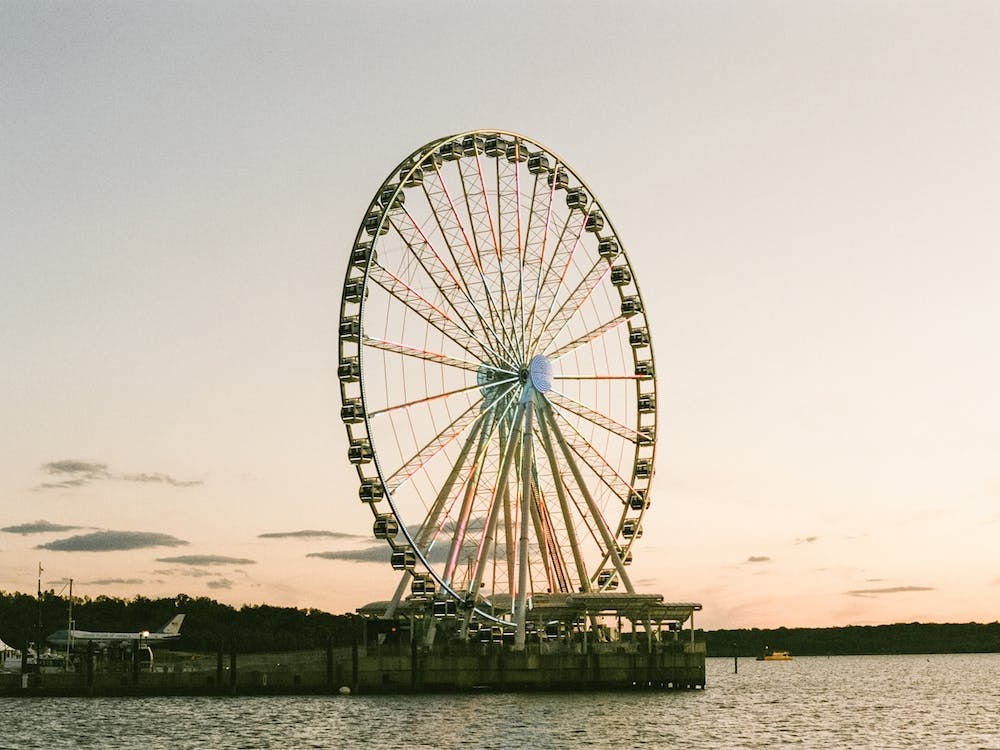 Beach Pier Ferris Wheel
