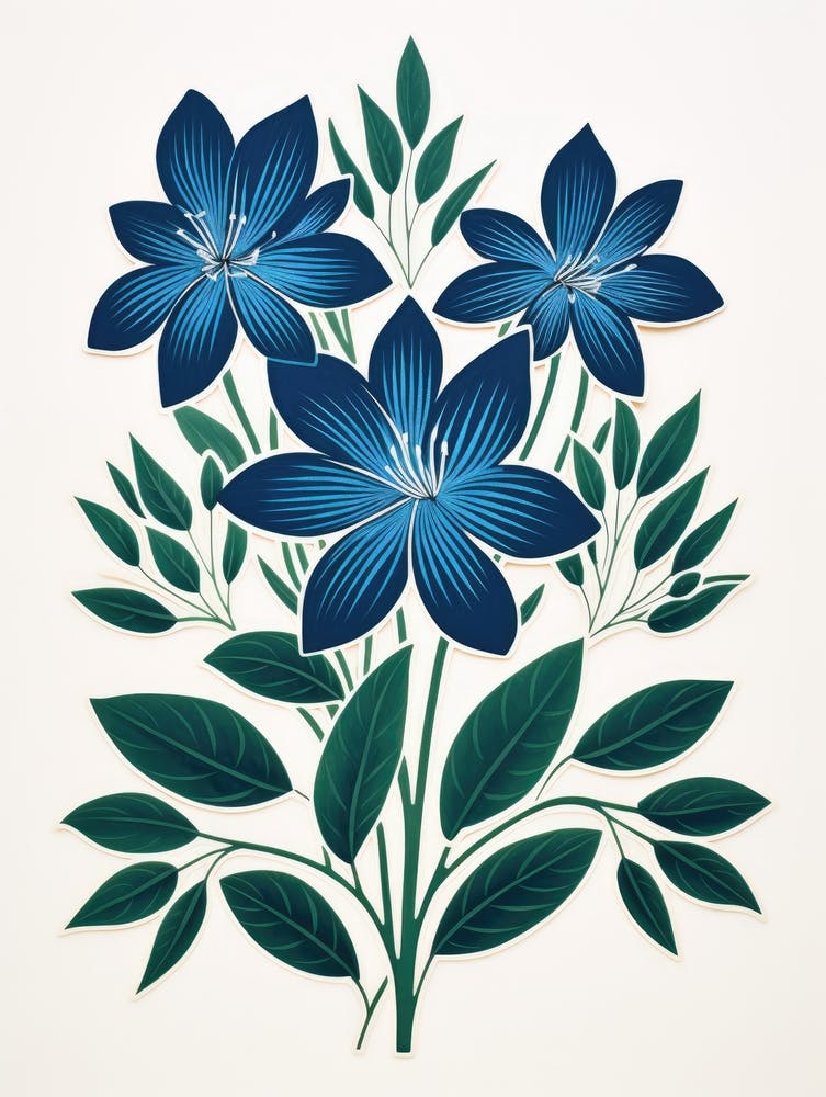 Blue Flowers 3